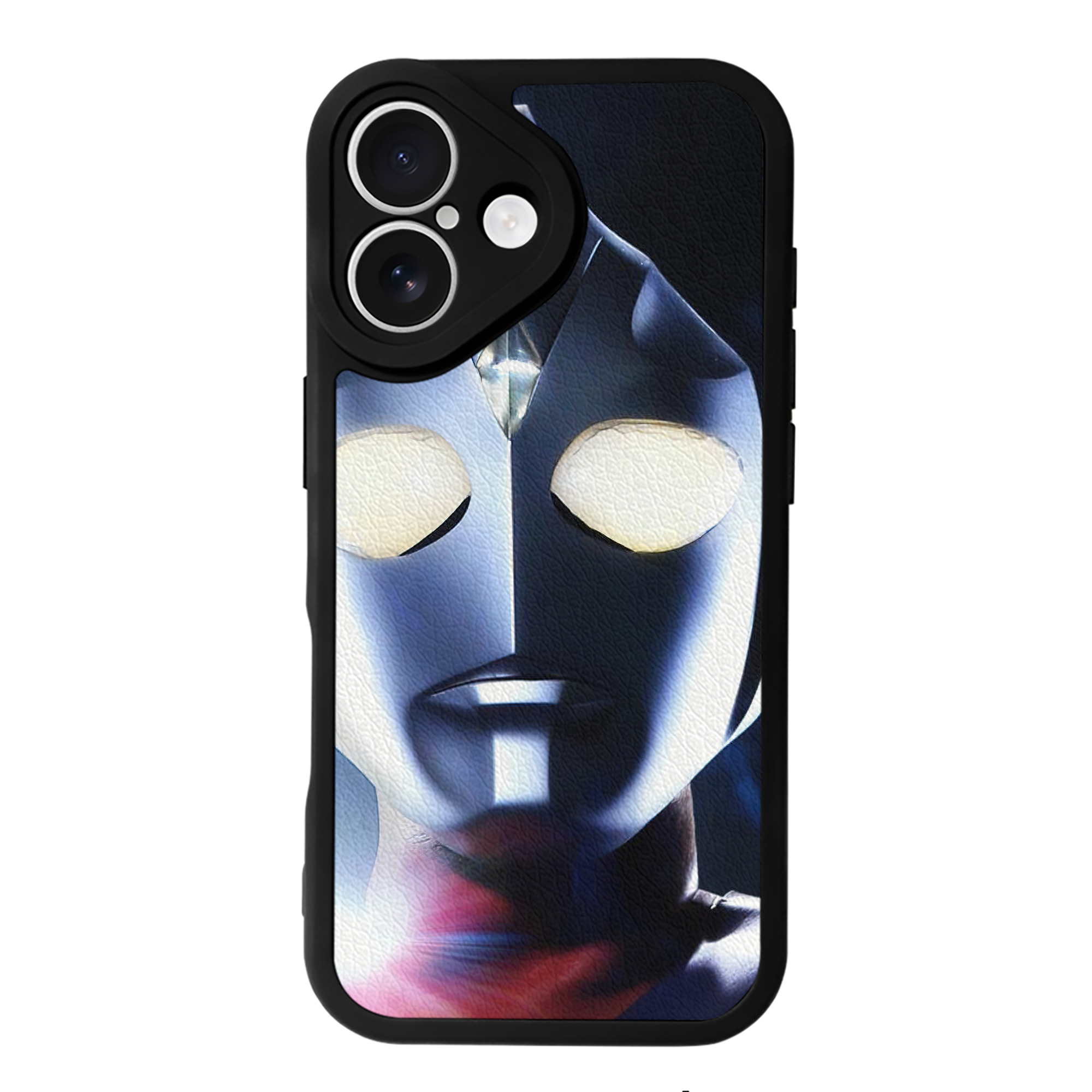 （画像用） ウルトラマン Ultraman 【iPhone 16シリーズ対応】シリコンスマホケース（レザー調） 材質：シリコン